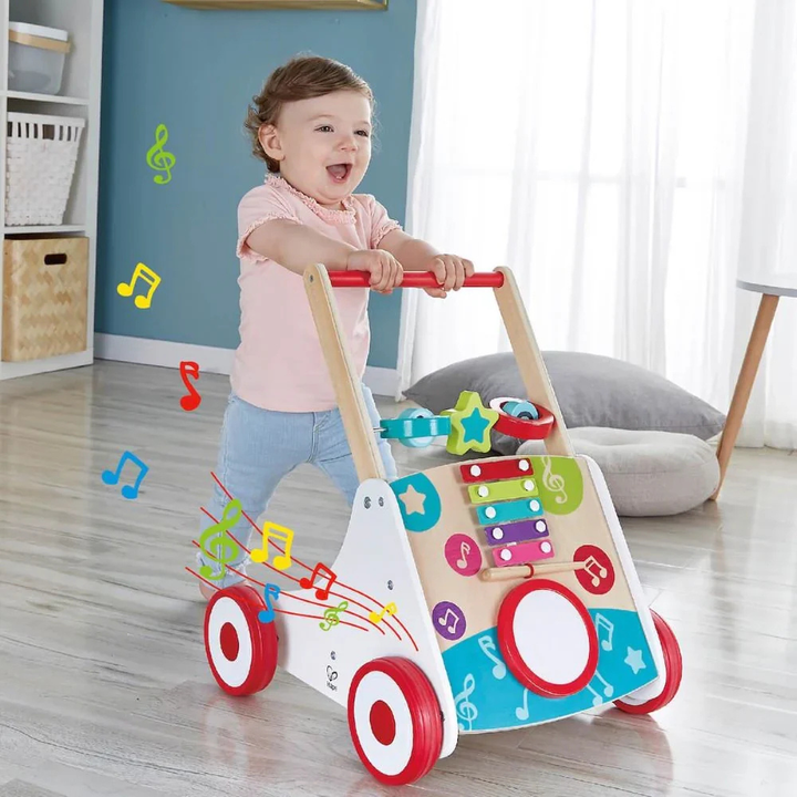 Hape Trotteur musical Multicolore - 2 - Eveil Montessori Maroc