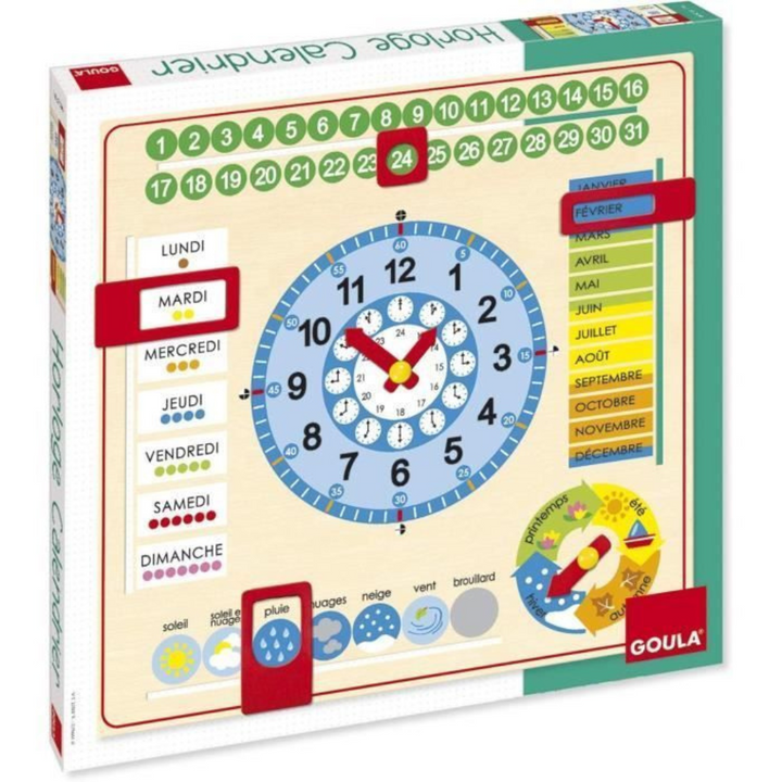 Horloge calendrier