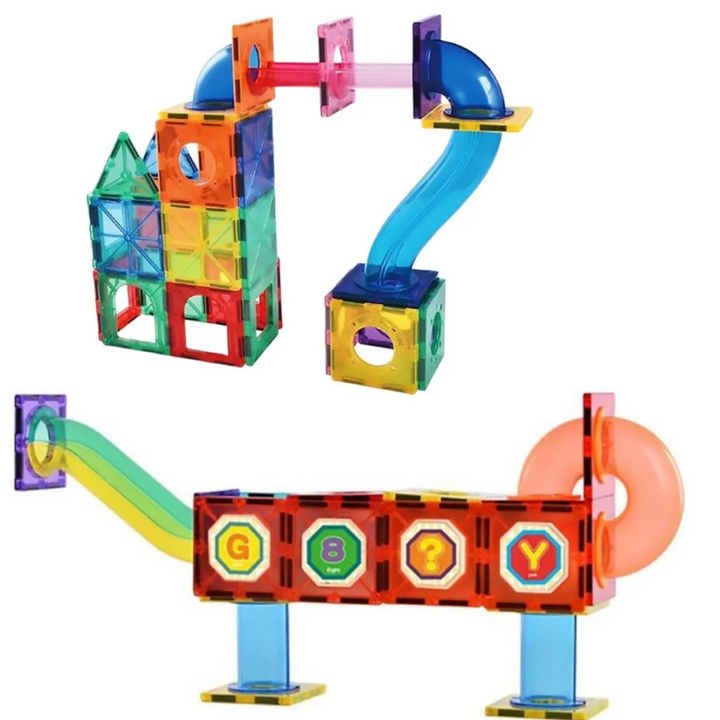 Jeu blocs de construction magnétiques - 49 pièces