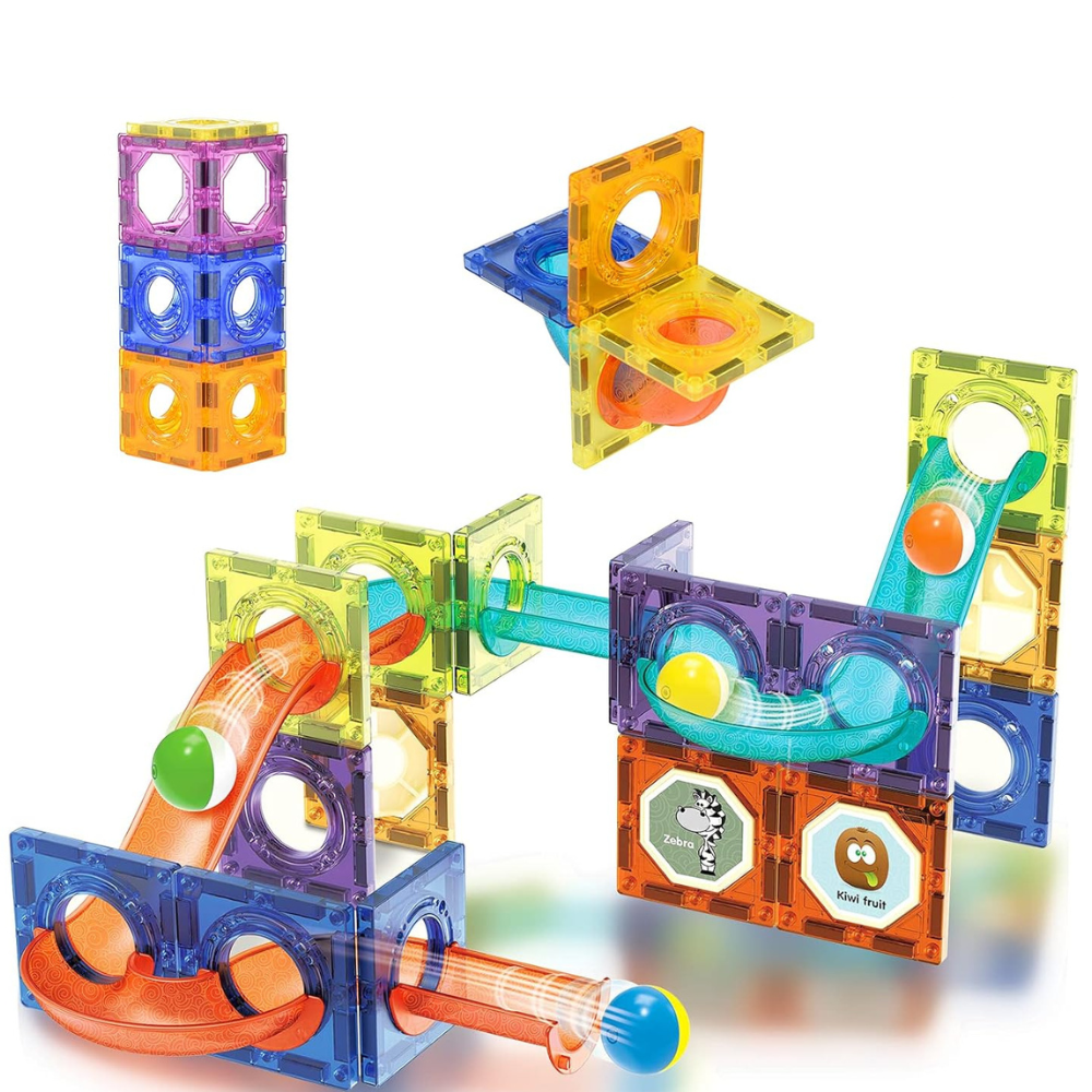 Jeu blocs de construction magnétiques - 49 pièces