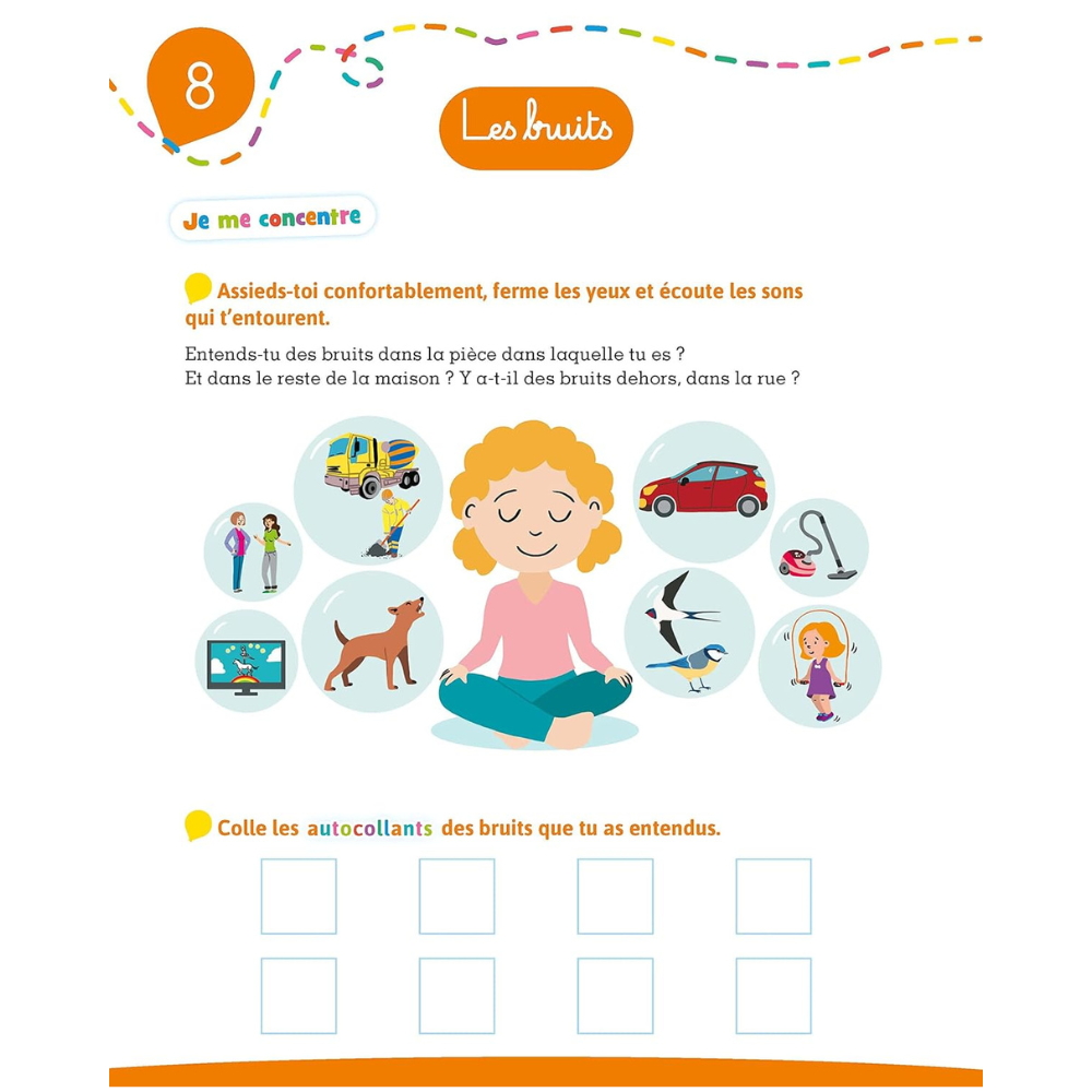 J'améliore ma concentration en 25 activités ludiques Moyenne Section Grande Section - + de 100 autocollants