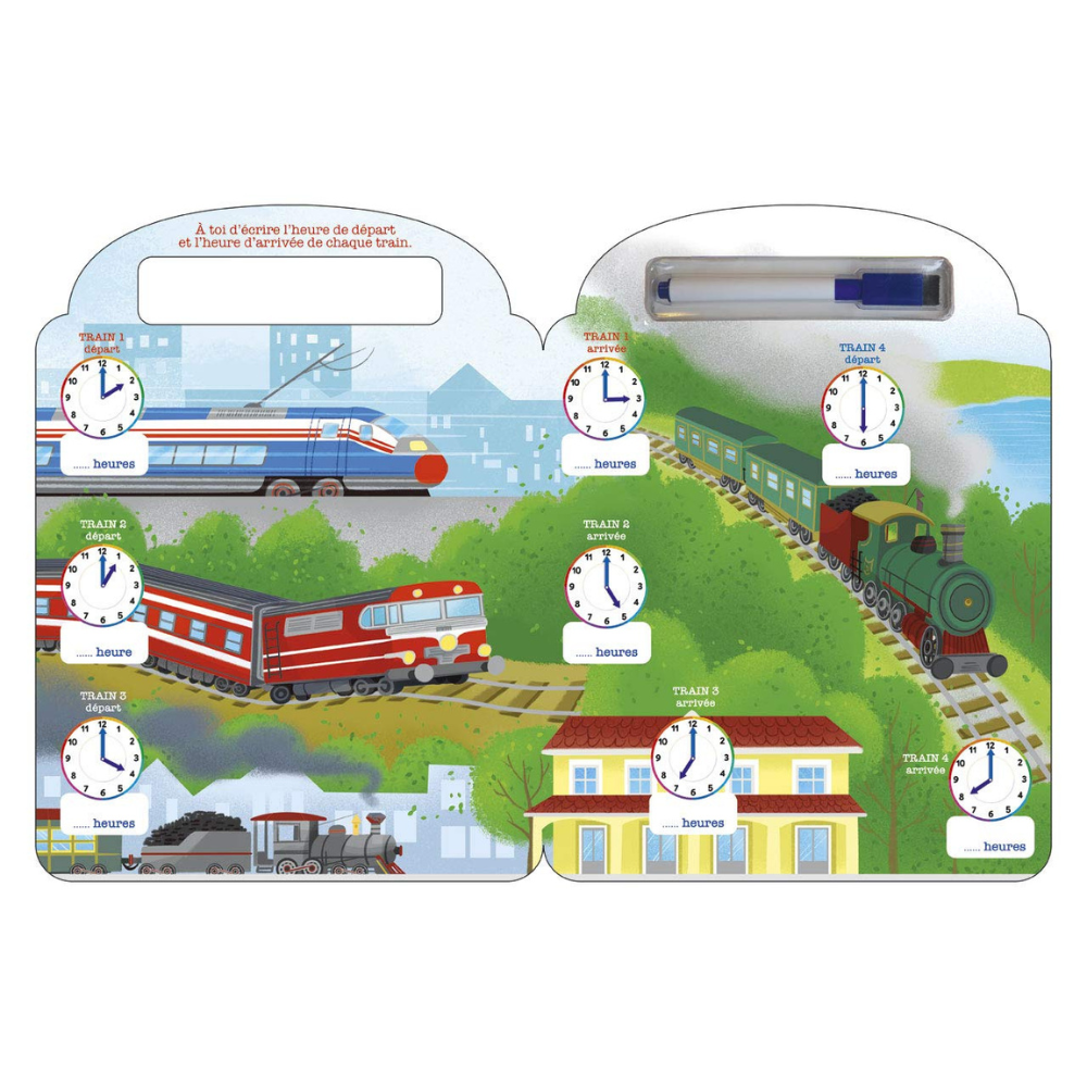 J'apprends l'heure - 2 - Eveil Montessori Maroc