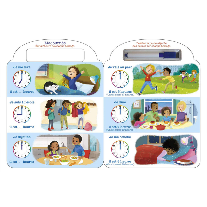 J'apprends l'heure - 3 - Eveil Montessori Maroc