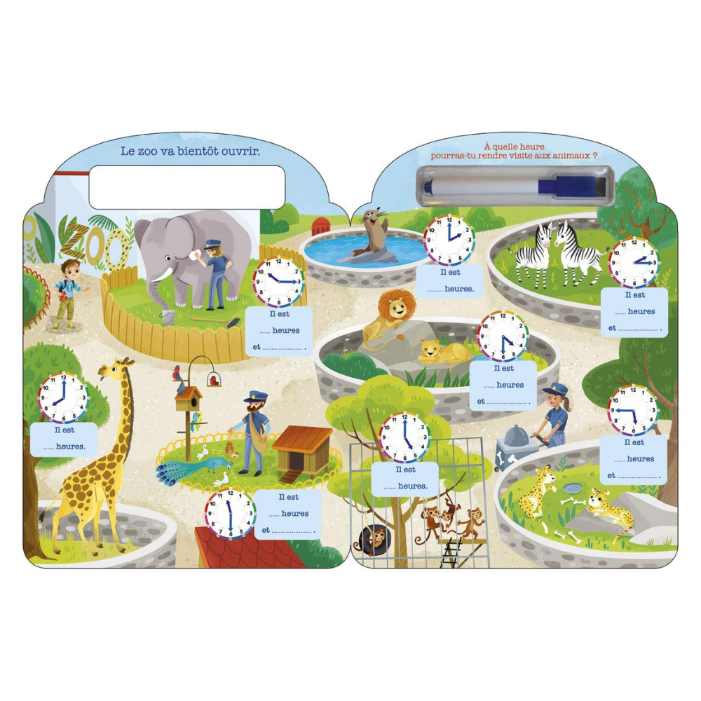 J'apprends l'heure - 4 - Eveil Montessori Maroc