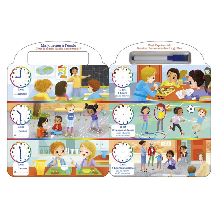 J'apprends l'heure - 5 - Eveil Montessori Maroc
