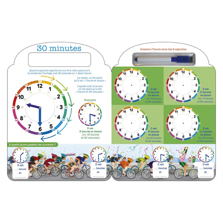 J'apprends l'heure - 7 - Eveil Montessori Maroc