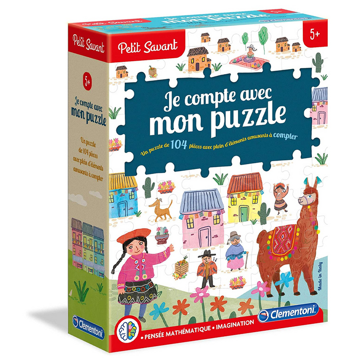 Je compte avec mon puzzle