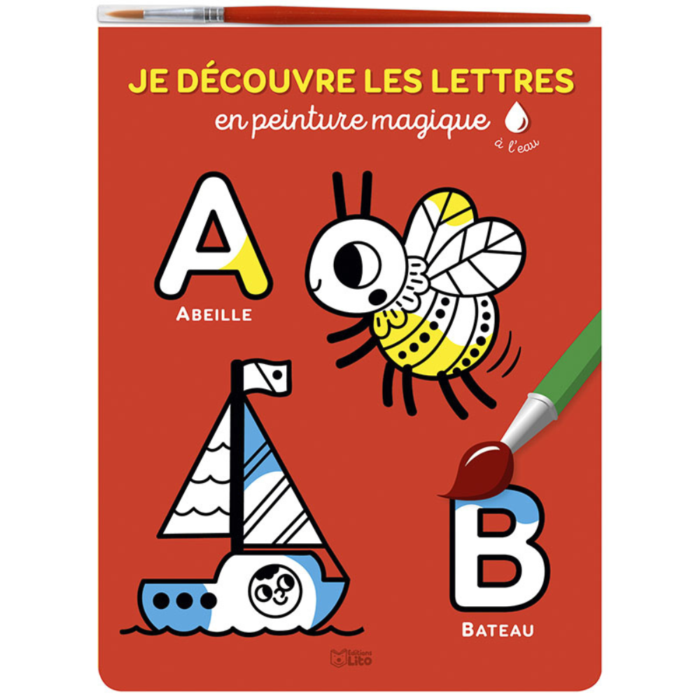 Je découvre les lettres en peinture magique