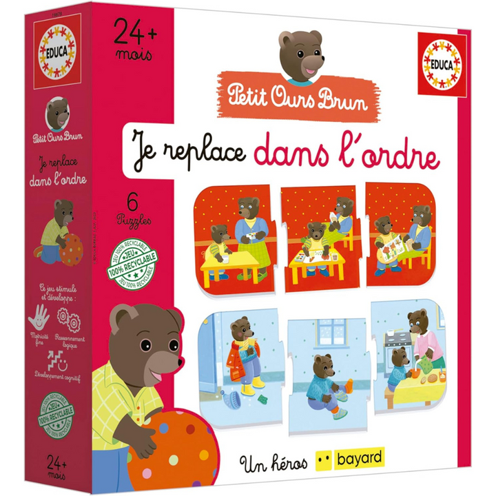 Je replace dans l’ordre