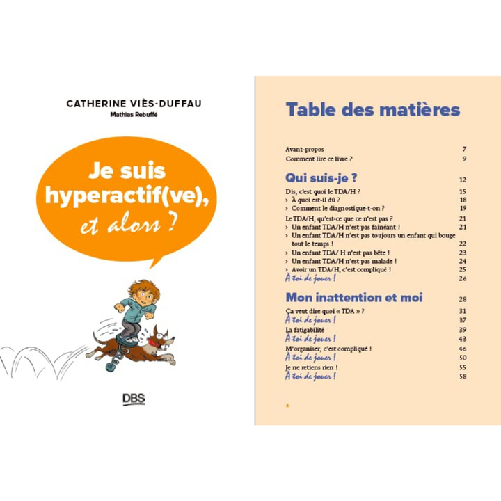 Je suis hyperactif(ve), et alors ? le TDA/H expliqué aux enfants - 4 - Eveil Montessori Maroc