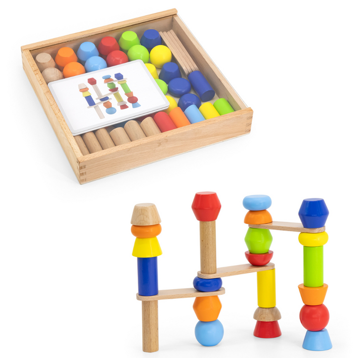 Jeu de Construction Tour de Blocs