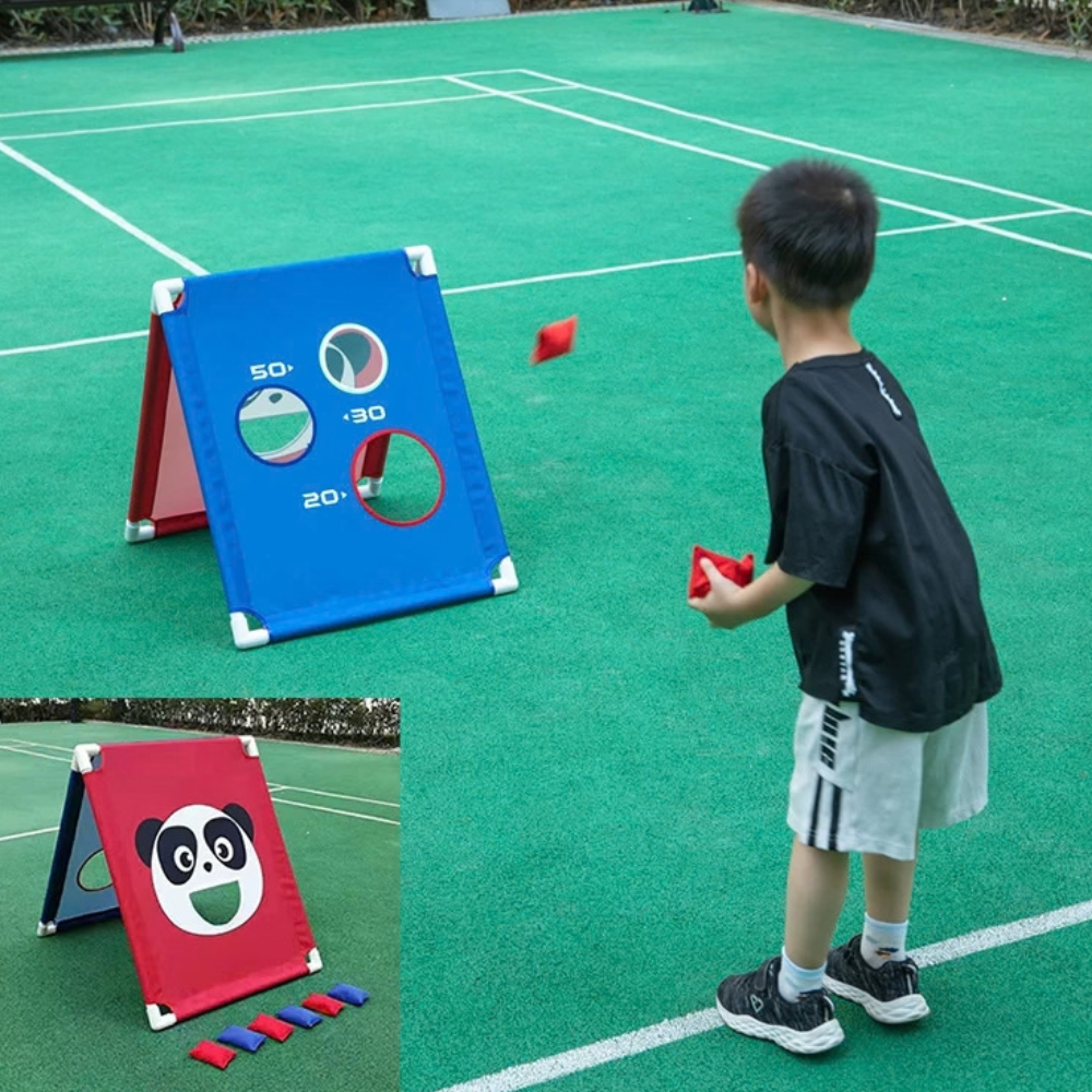 Jeu de cible avec 6 sacs à grains