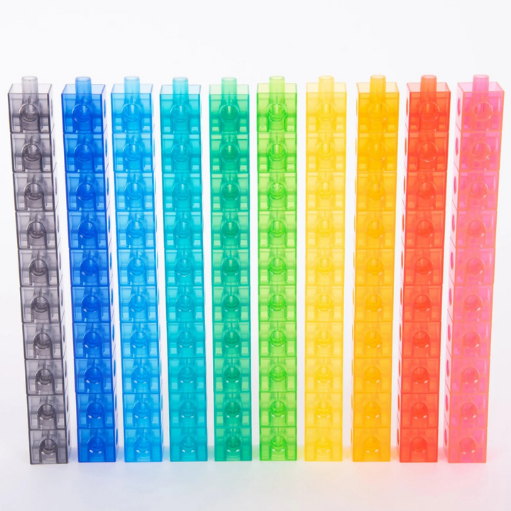 Jeu de construction MULTICUBES Translucide, 100 pièces