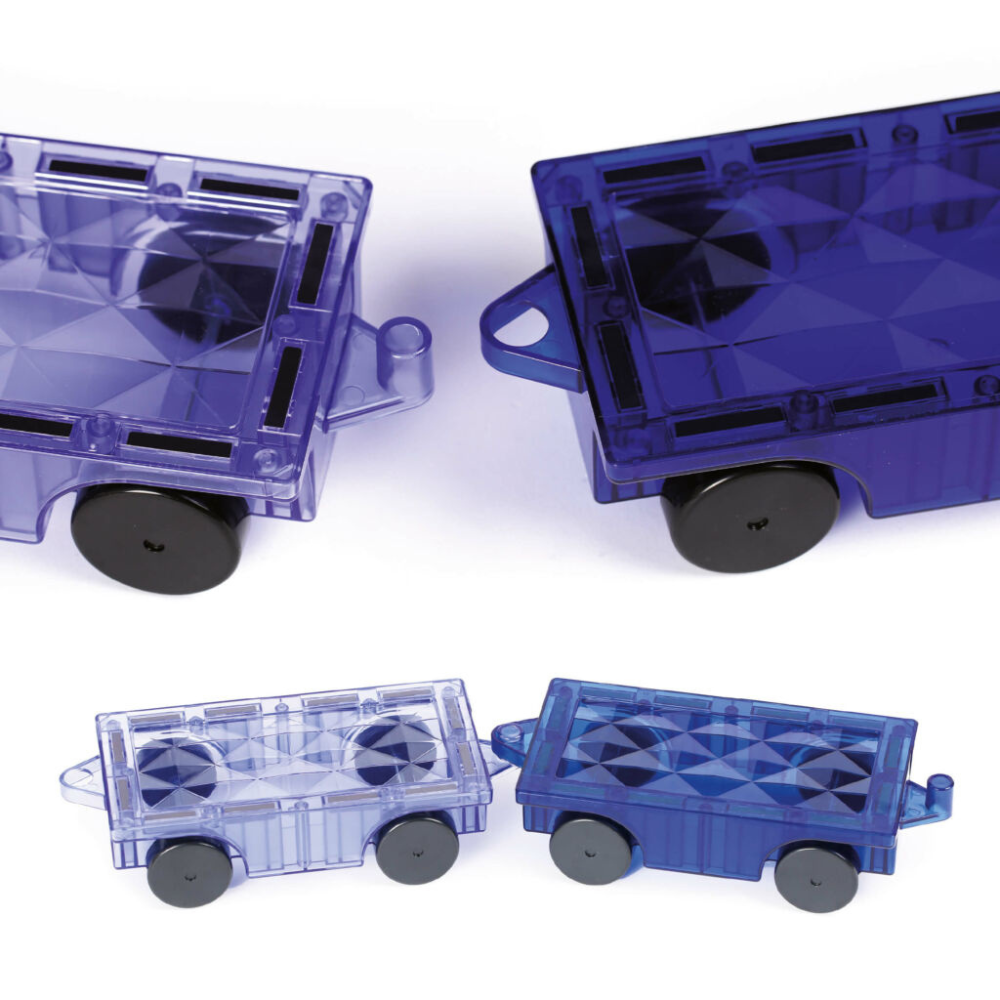 Jeu de construction magnétique véhicules - 63 pièces - Dès 3 ans