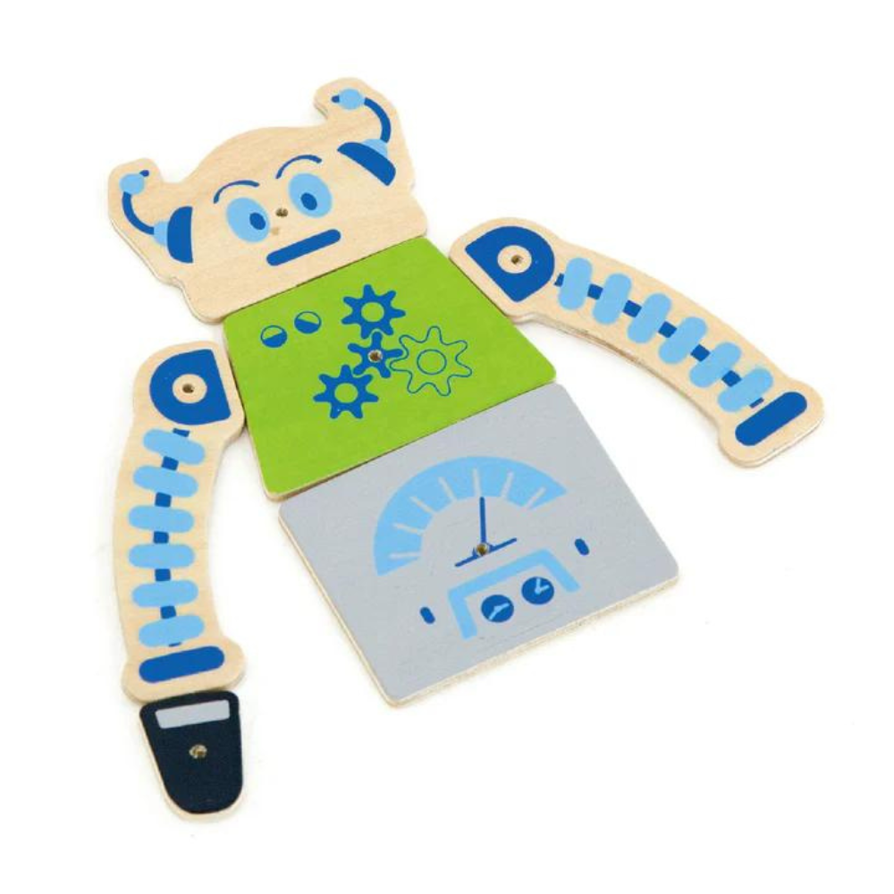 Jeu de tap tap Robots en bois