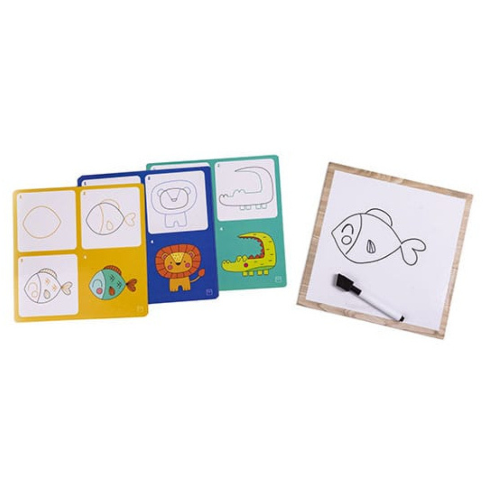 Jeu pour apprendre à dessiner - 2 - Eveil Montessori Maroc