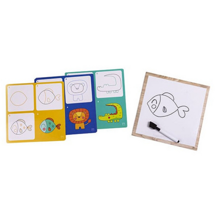 Jeu pour apprendre à dessiner - 2 - Eveil Montessori Maroc
