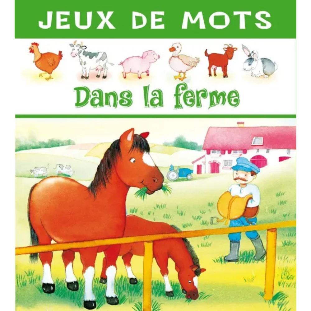 Jeux de mots : Dans la ferme - 1 - Eveil Montessori Maroc