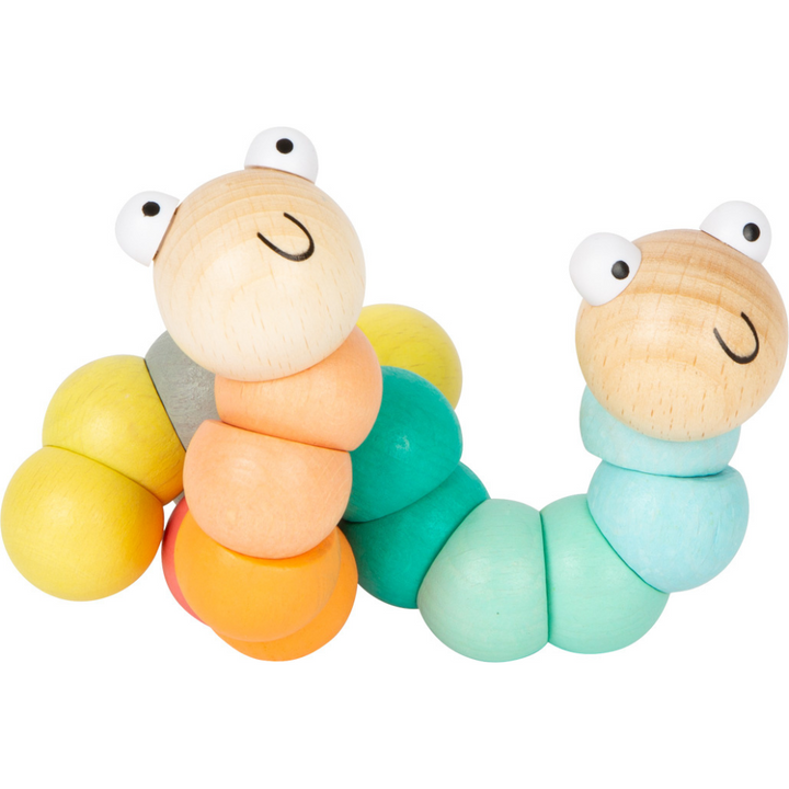 Jouet de motricité Chenille Pastel
