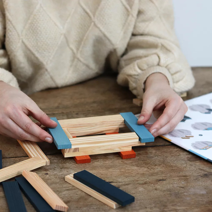 Kapla hibou - 5 - Eveil Montessori Maroc