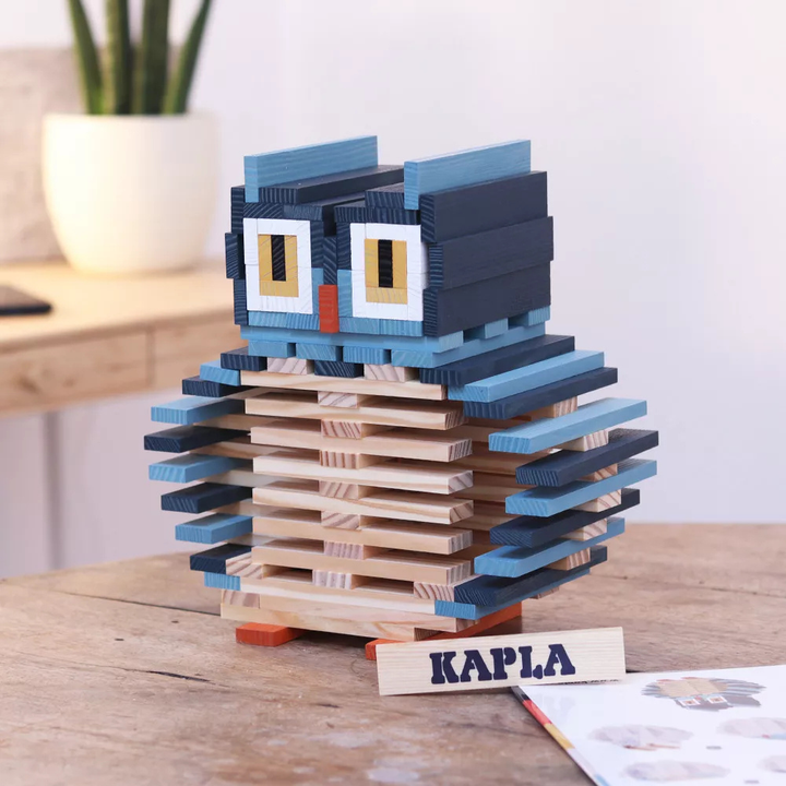 Kapla hibou - 4 - Eveil Montessori Maroc