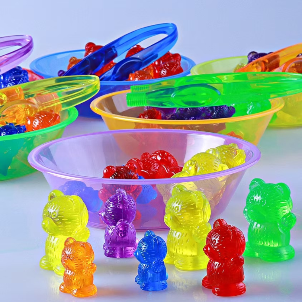 Kit Apprendre à Compter et à Trier avec les Oursons - Translucides