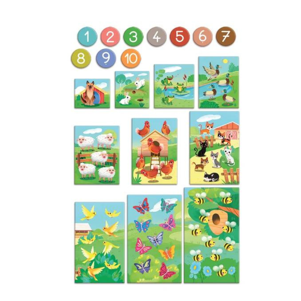 Les nombres de 1 à 10