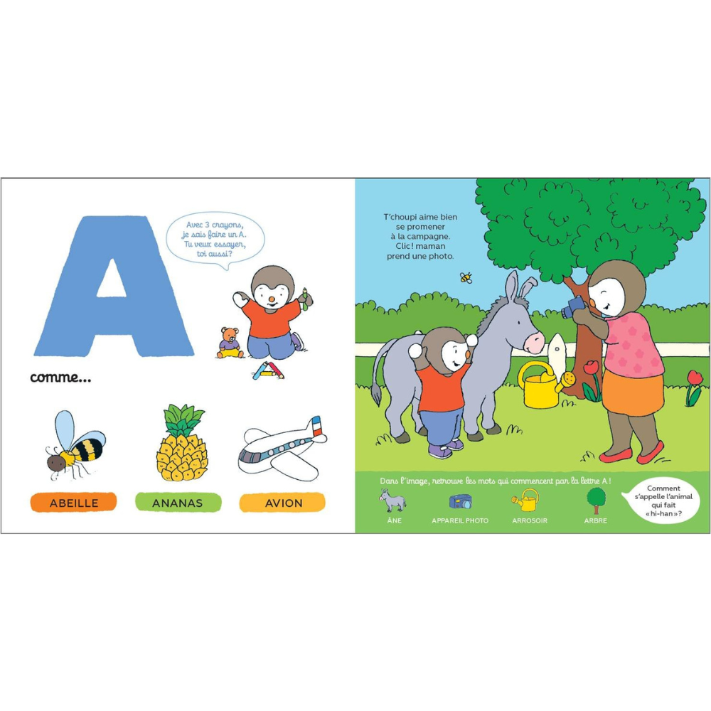 L'abécédaire de T'choupi - Dès 2 ans