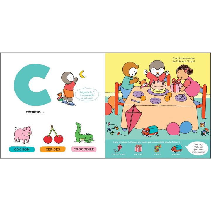 L'abécédaire de T'choupi - Dès 2 ans