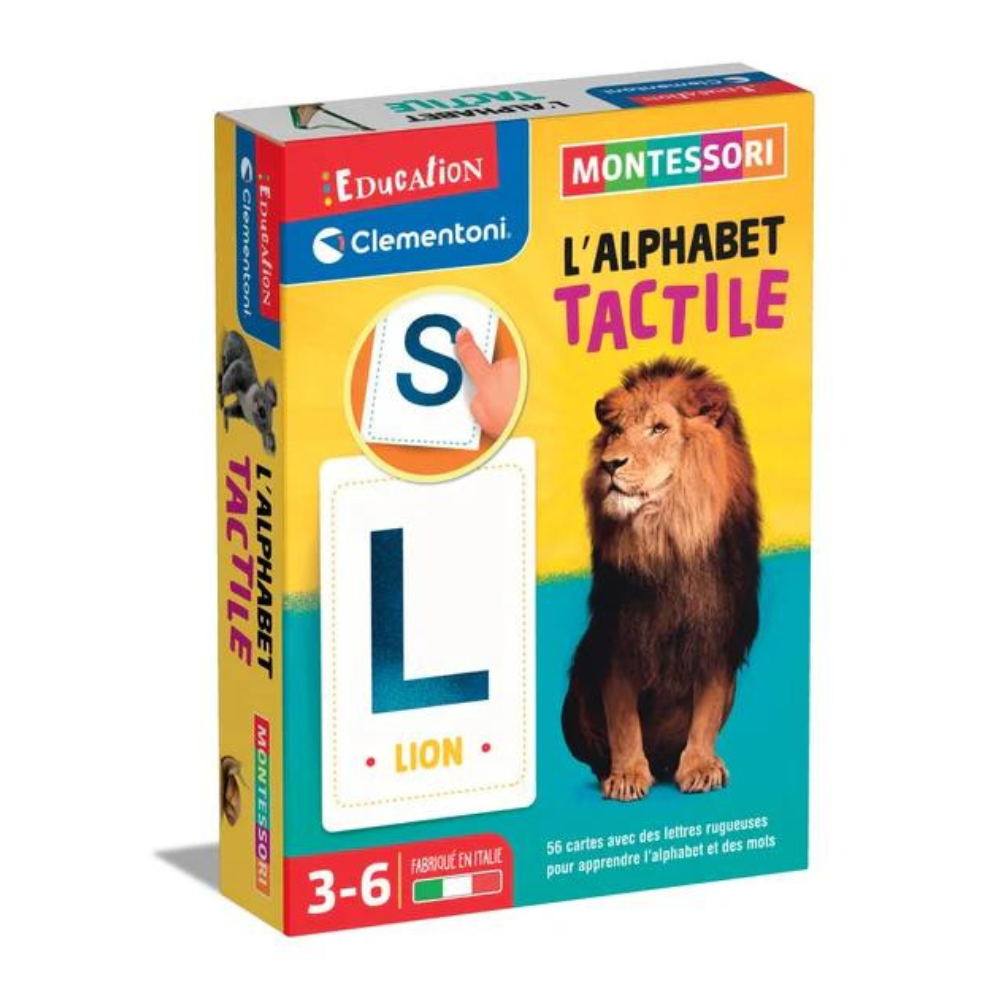 L’alphabet tactile - Montessori