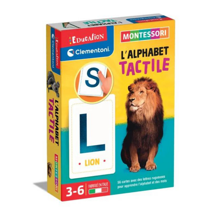 L’alphabet tactile - Montessori