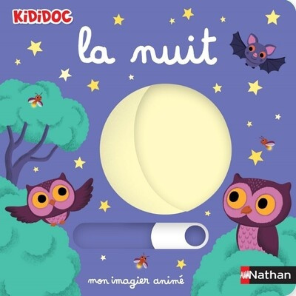 La nuit - imagier animé Kididoc dès 1 an - 1 - Eveil Montessori Maroc