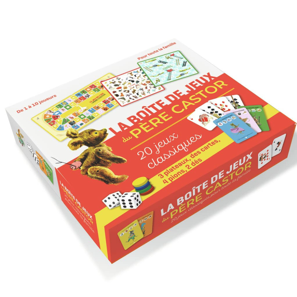 La boîte de jeux du Père Castor - 20 jeux classiques - 1 - Eveil Montessori Maroc