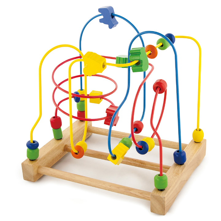 Labyrinthe de perles en bois