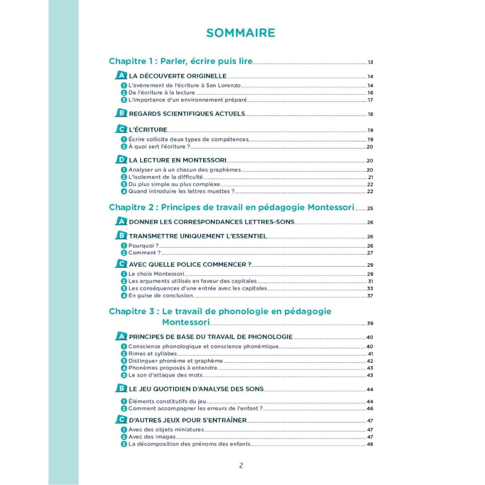 Le langage écrit en pédagogie Montessori - Cycles 1 et 2