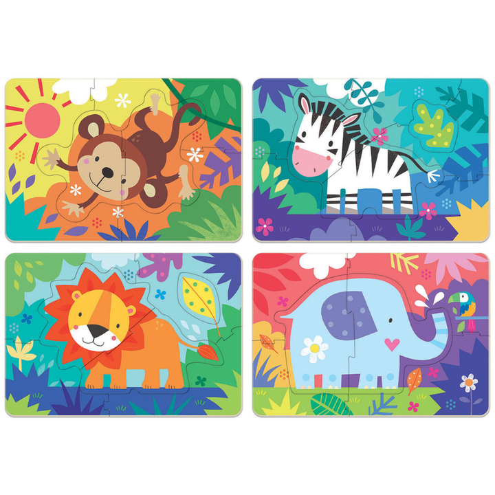 Les Animaux de la Jungle - My First Puzzles