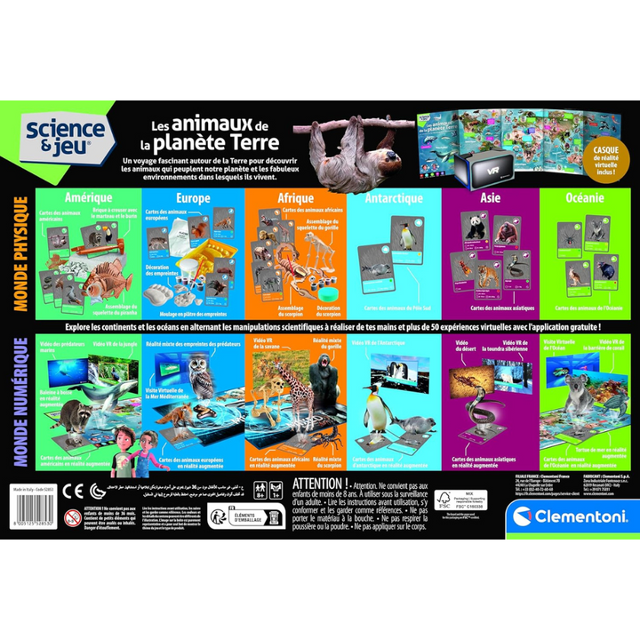 Les animaux de la planète Terre - Réalité Virtuelle