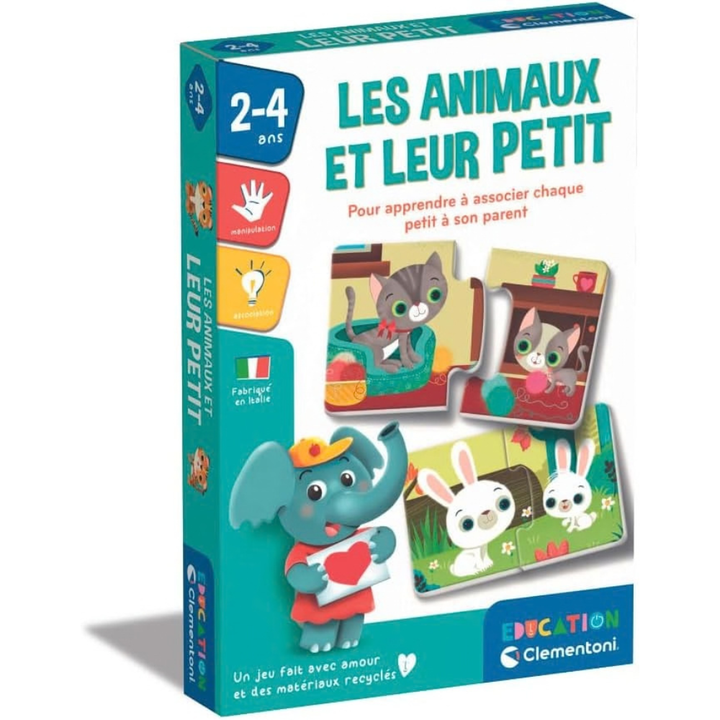 Les animaux et leur petit - 1 - Eveil Montessori Maroc