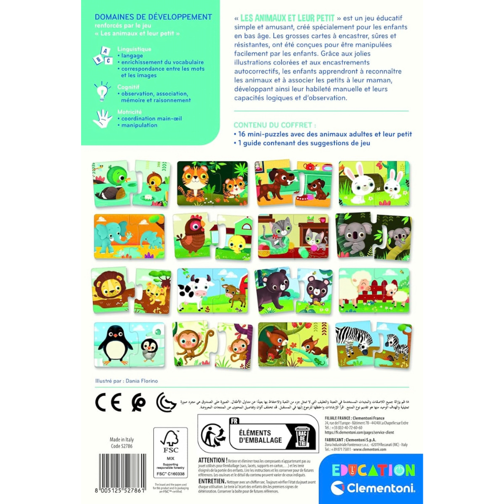 Les animaux et leur petit - 4 - Eveil Montessori Maroc