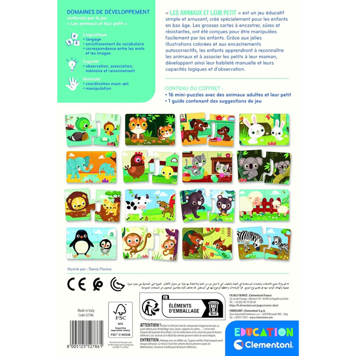 Les animaux et leur petit - 4 - Eveil Montessori Maroc