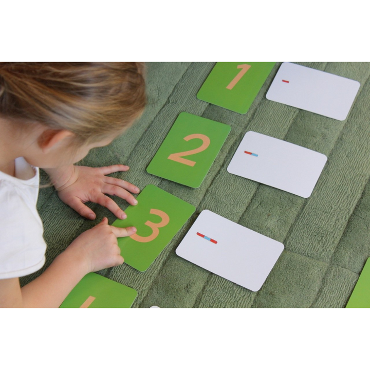 Les chiffres rugueux pour apprendre à compter