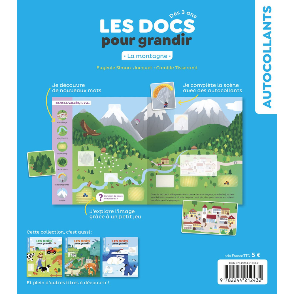 Les docs pour grandir : La montagne - Dès 3 ans - 6 - Eveil Montessori Maroc