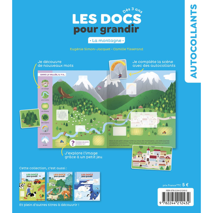 Les docs pour grandir : La montagne - Dès 3 ans - 6 - Eveil Montessori Maroc