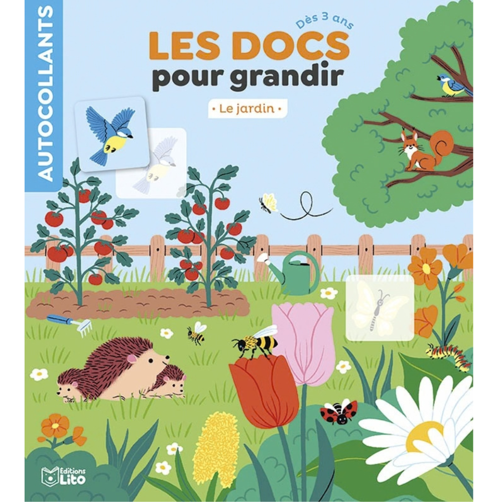 Les docs pour grandir : Le jardin - Dès 3 ans - 1 - Eveil Montessori Maroc