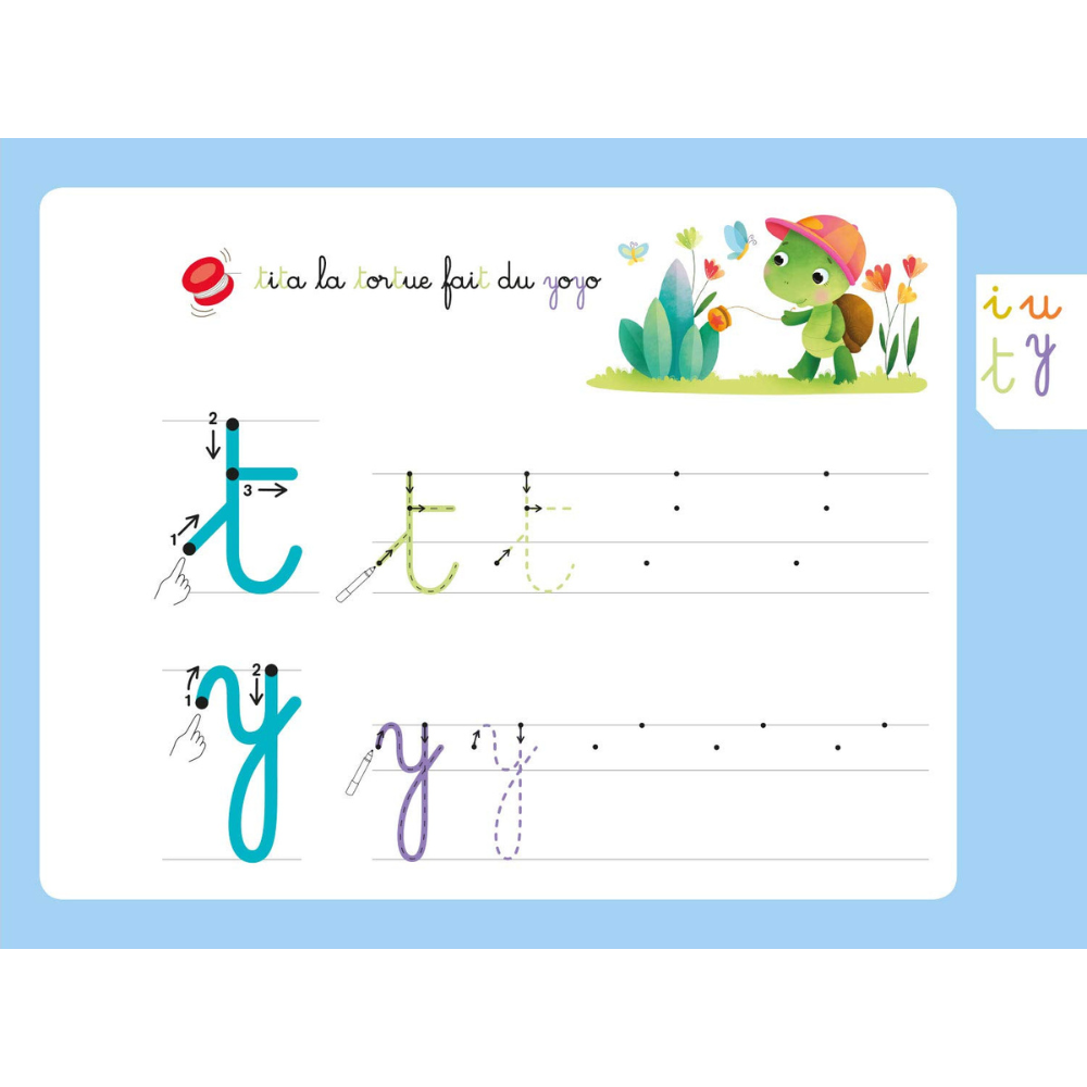 Livre-Ardoise : Mes Lettres Rugueuses Montessori