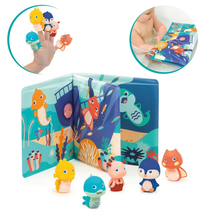 Livre de bain et ses Puppets