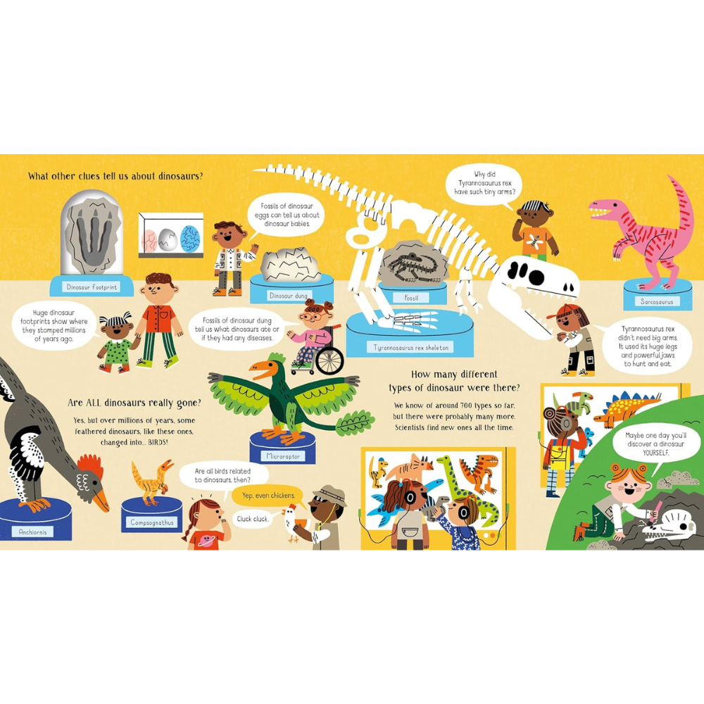Livre interactif – Step Inside Dinosaurs – dès 5 ans (Anglais)