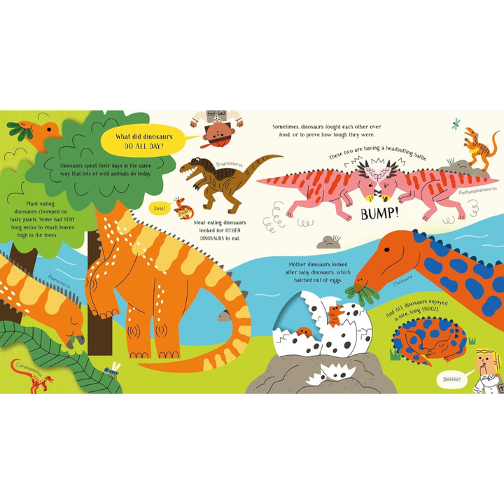 Livre interactif – Step Inside Dinosaurs – dès 5 ans (Anglais)