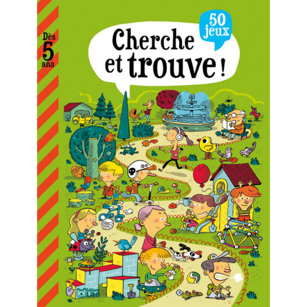 Livre jeux : Cherche et trouve !  50 jeux - 1 - Eveil Montessori Maroc