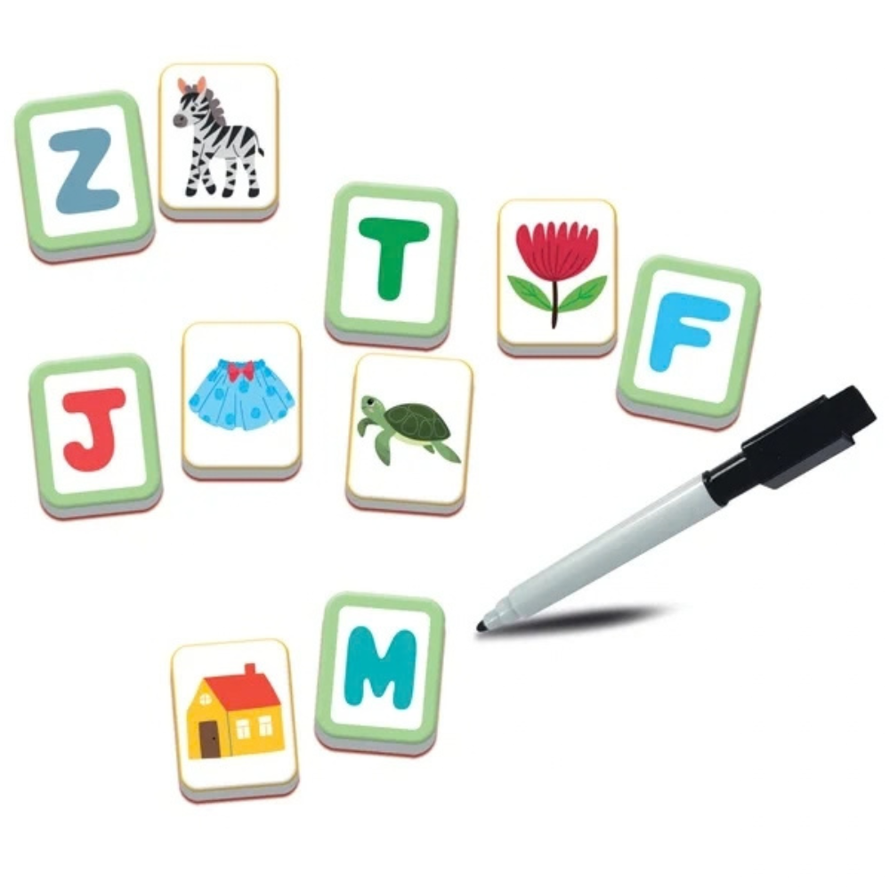 Livre magnétique - Lettres et mots - 4 - Eveil Montessori Maroc